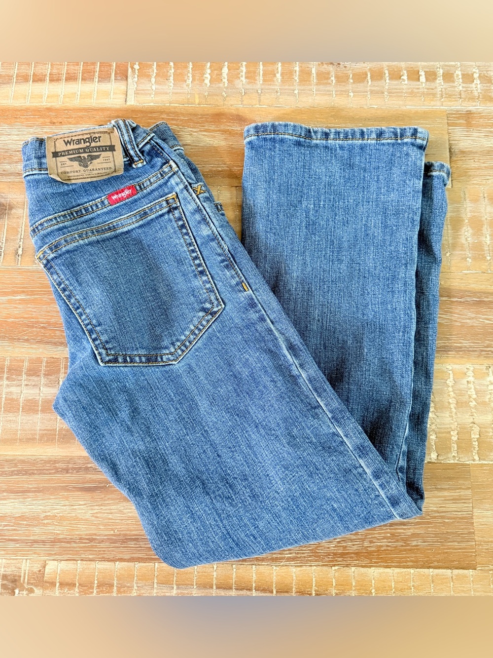Boys Wrangler Classic Boot Jeans 10 Slim Western